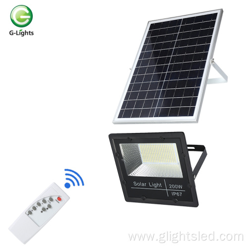 Outdoor ip67 30w 40w 60w 100w 200w led solar flood light